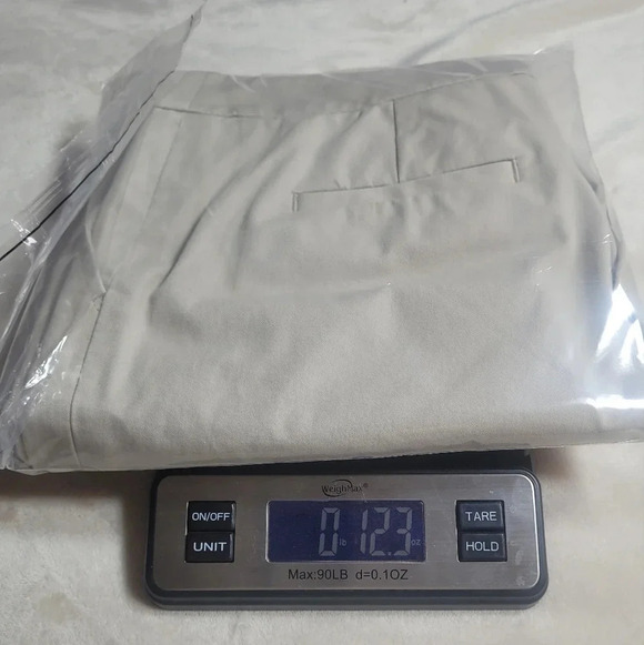 Lafayette 148 Cream/Khaki Manhattan Cropped Pants sz 4 - Picture 11 of 11